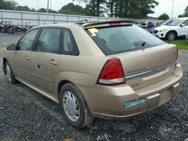 1G1ZT63896F121742 - 2006 CHEVROLET MALIBU MAX TAN photo 3