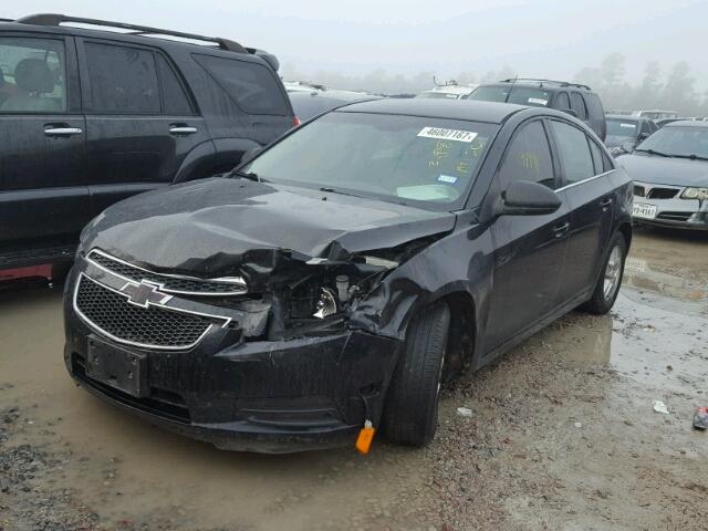 1G1PD5SH8B7180236 - 2011 CHEVROLET CRUZE LS BLACK photo 2