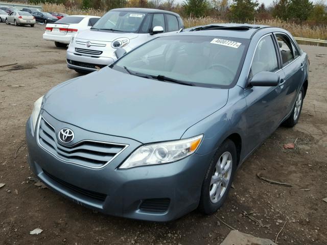 4T1BF3EK5BU701451 - 2011 TOYOTA CAMRY BASE GREEN photo 2