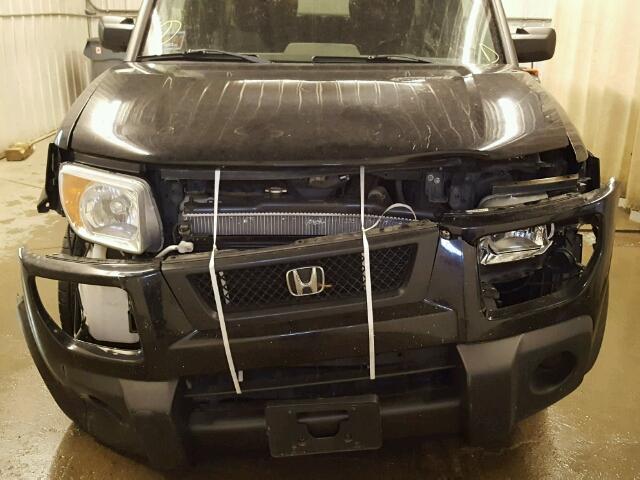 5J6YH28756L017418 - 2006 HONDA ELEMENT EX BLACK photo 9