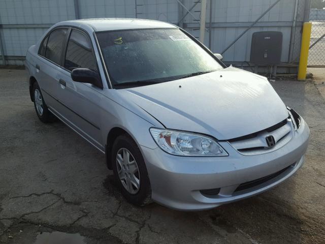 2HGES16344H626631 - 2004 HONDA CIVIC DX V SILVER photo 1