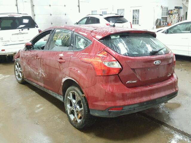 1FADP3K24EL389699 - 2014 FORD FOCUS SE RED photo 3