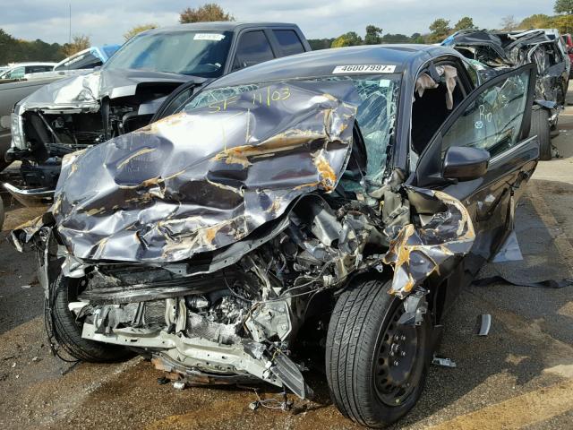 3N1AB7AP7DL693146 - 2013 NISSAN SENTRA S GRAY photo 2