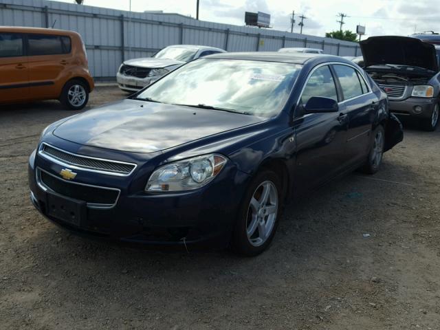 1G1ZG57B58F189110 - 2008 CHEVROLET MALIBU LS ლურჯი ფოტო 2