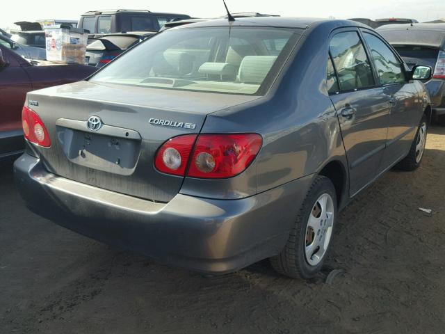 1NXBR32E95Z400448 - 2005 TOYOTA COROLLA GRAY photo 4