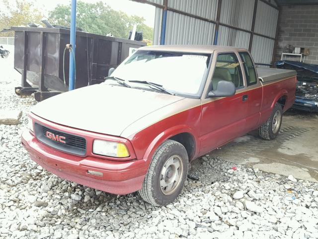 1GTCS1943T8512568 - 1996 GMC SONOMA TWO TONE photo 2