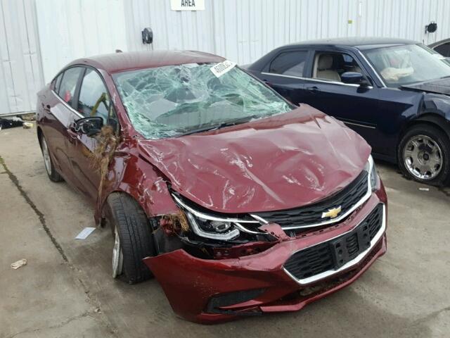 1G1BE5SM5G7296229 - 2016 CHEVROLET CRUZE LT RED photo 1