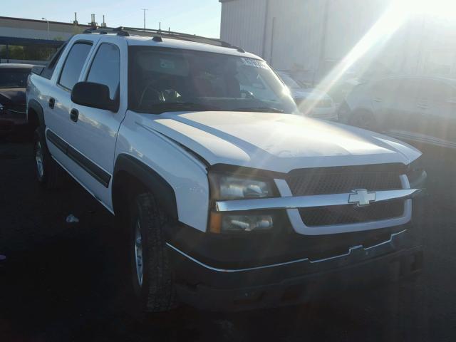 3GNEK12T44G236494 - 2004 CHEVROLET AVALANCHE WHITE photo 1