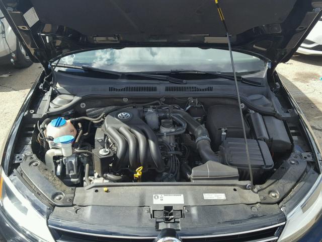 3VW2K7AJ4FM345974 - 2015 VOLKSWAGEN JETTA BASE BLACK photo 7