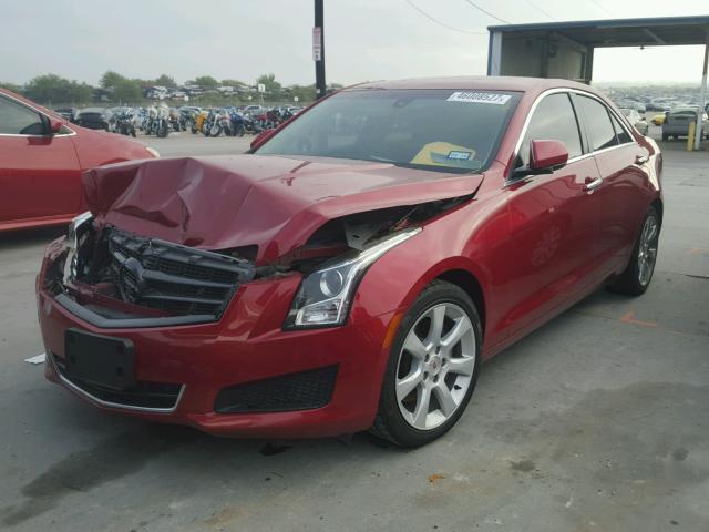 1G6AA5RA1D0149469 - 2013 CADILLAC ATS BURGUNDY photo 2