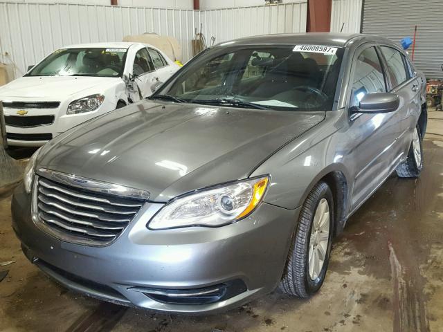 1C3CCBBB8DN557962 - 2013 CHRYSLER 200 TOURIN GRAY photo 2