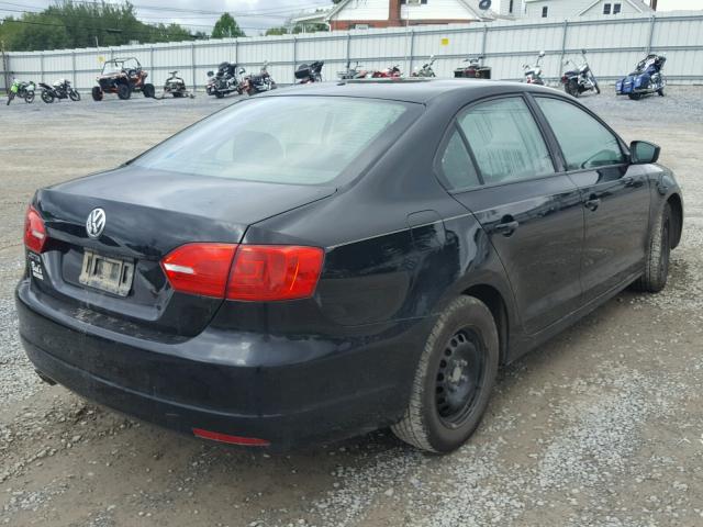 3VW2K7AJ6EM425078 - 2014 VOLKSWAGEN JETTA BASE 黑色 照片 4