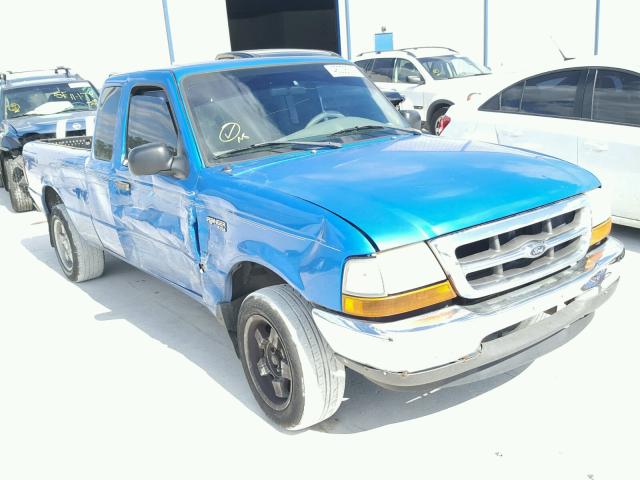 1FTYR14V8YPB75376 - 2000 FORD RANGER BLUE photo 1