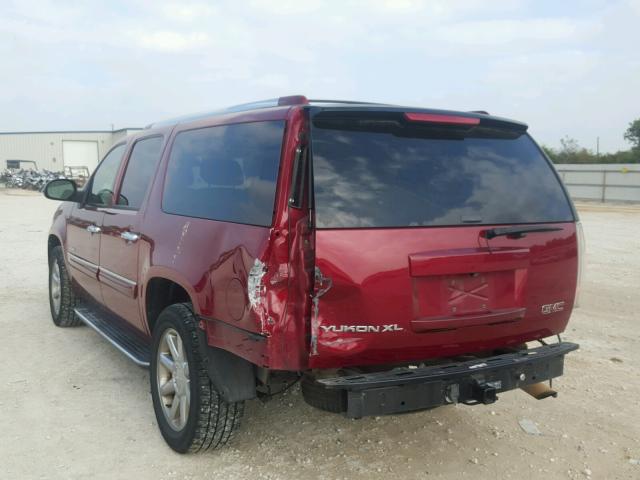 1GKFK668X8J101948 - 2008 GMC YUKON XL D MAROON photo 3