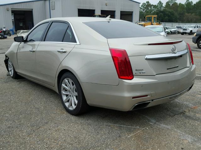 1G6AP5SX9E0143739 - 2014 CADILLAC CTS GOLD photo 3