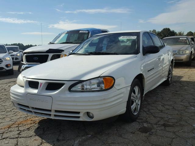 1G2NE52F12C140585 - 2002 PONTIAC GRAND AM S WHITE photo 2