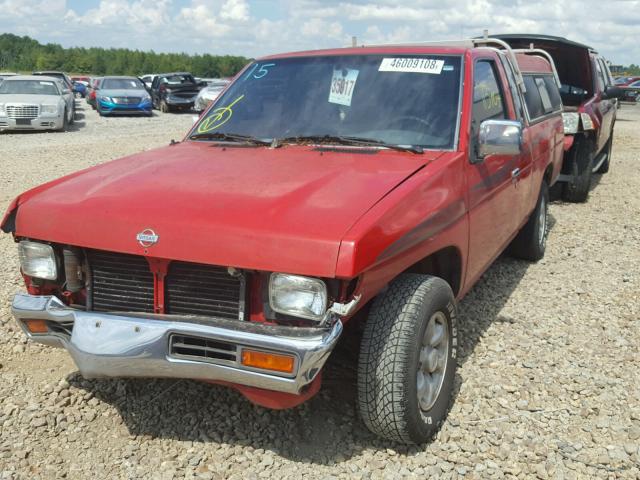 1N6SD16S5VC387434 - 1997 NISSAN TRUCK KING RED photo 2