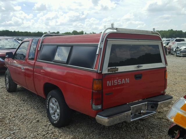 1N6SD16S5VC387434 - 1997 NISSAN TRUCK KING RED photo 3
