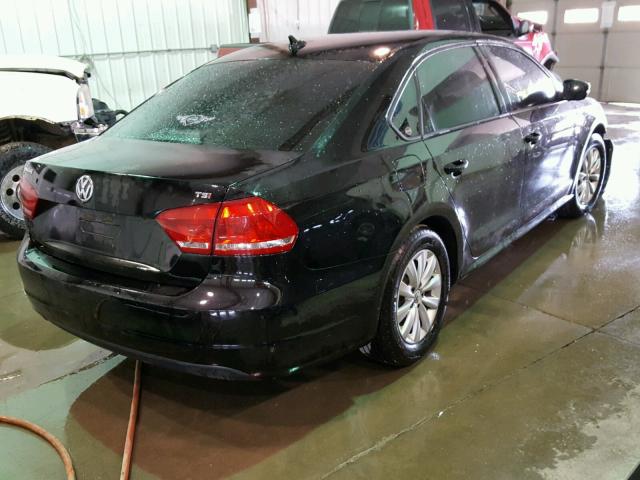 1VWAS7A39EC099713 - 2014 VOLKSWAGEN PASSAT S Սև լուսանկար 4