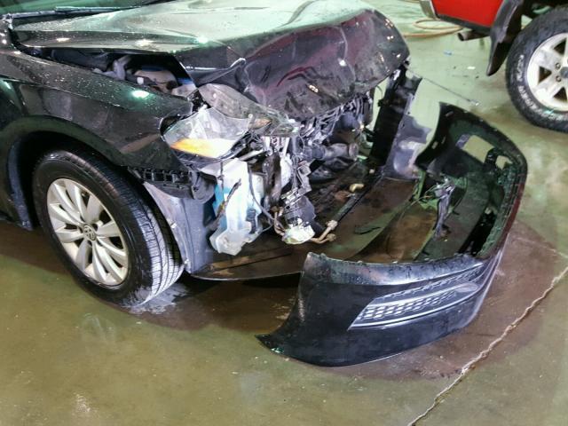 1VWAS7A39EC099713 - 2014 VOLKSWAGEN PASSAT S Սև լուսանկար 9