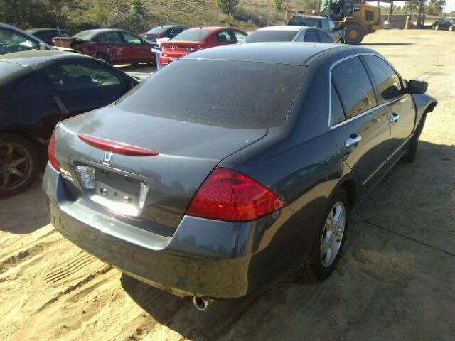 1HGCM56327A226434 - 2007 HONDA ACCORD SE GRAY photo 4