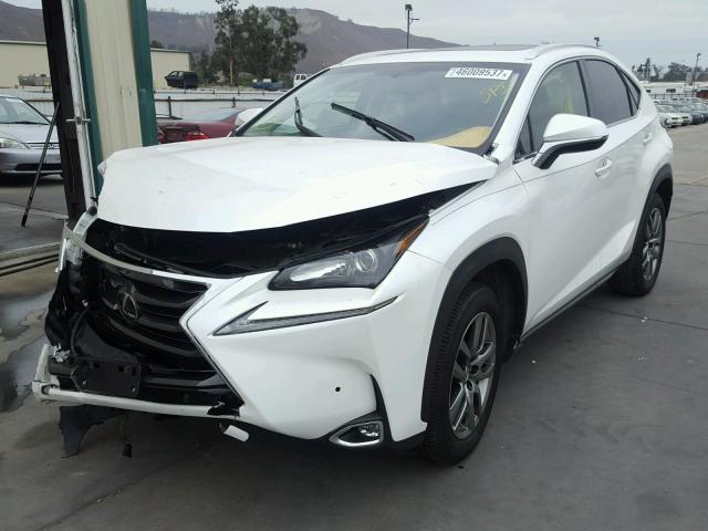 JTJYARBZ6F2015533 - 2015 LEXUS NX 200T WHITE photo 2