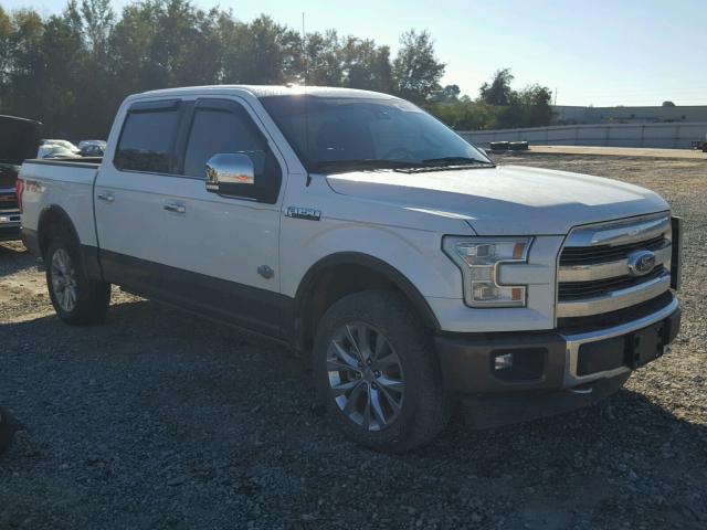 1FTEW1EF0HFA70629 - 2017 FORD F150 WHITE photo 1