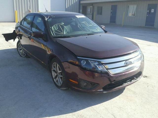 3FAHP0JA1BR243914 - 2011 FORD FUSION SEL MAROON photo 1