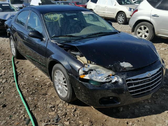 1C3AL56R96N125772 - 2006 CHRYSLER SEBRING BLACK photo 1