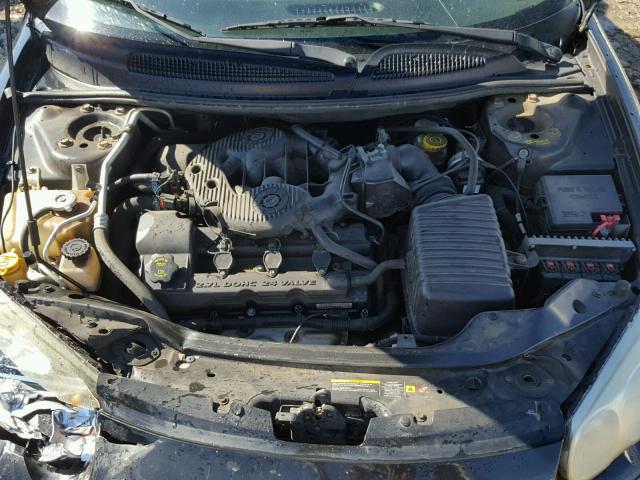 1C3AL56R96N125772 - 2006 CHRYSLER SEBRING BLACK photo 7