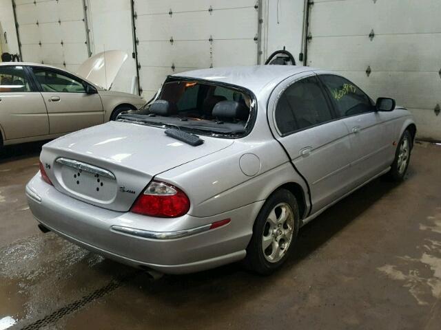 SAJDA01C6YFL65901 - 2000 JAGUAR S-TYPE SILVER photo 4