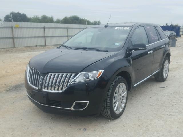 2LMDJ6JK7EBL03879 - 2014 LINCOLN MKX BLACK photo 2