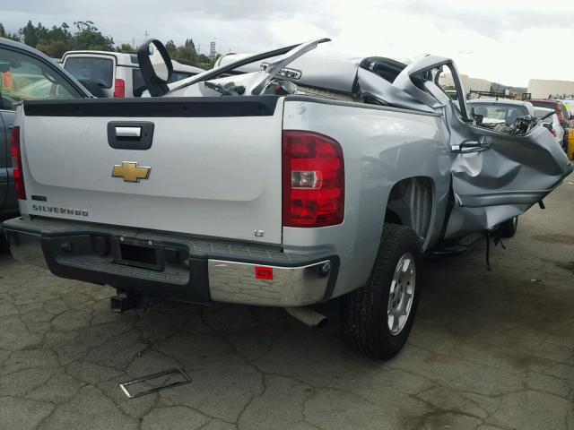 3GCPCSE09BG343088 - 2011 CHEVROLET SILVERADO SILVER photo 4