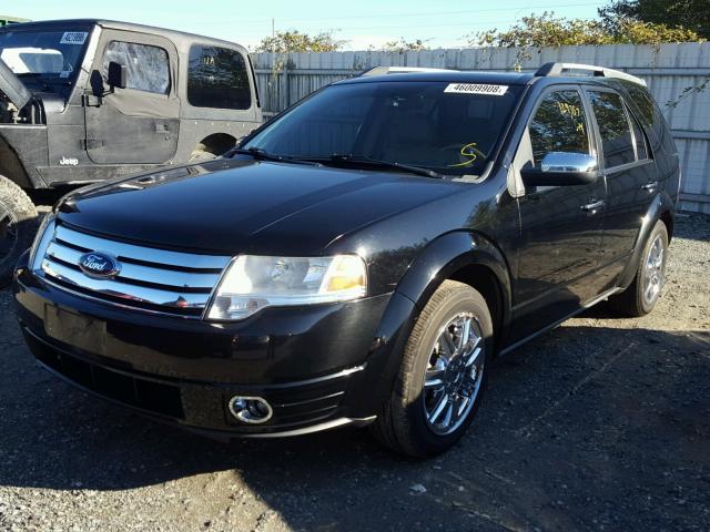 1FMDK06W58GA35266 - 2008 FORD TAURUS X L BLACK photo 2