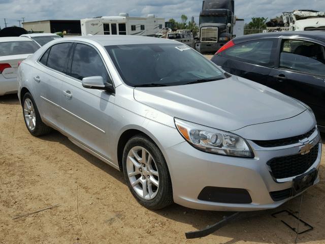 1G11C5SLXFF164385 - 2015 CHEVROLET MALIBU 1LT SILVER photo 1