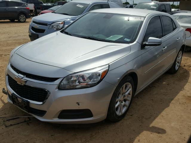 1G11C5SLXFF164385 - 2015 CHEVROLET MALIBU 1LT SILVER photo 2