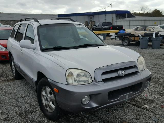 KM8SC13E95U019509 - 2005 HYUNDAI SANTA FE G WHITE photo 1