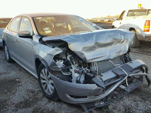 1VWAH7A33DC099509 - 2013 VOLKSWAGEN PASSAT S ვერცხლისფერი ფოტო 1