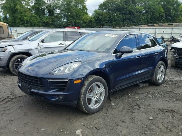 WP1AB2A55GLB40878 - 2016 PORSCHE MACAN S BLUE photo 2