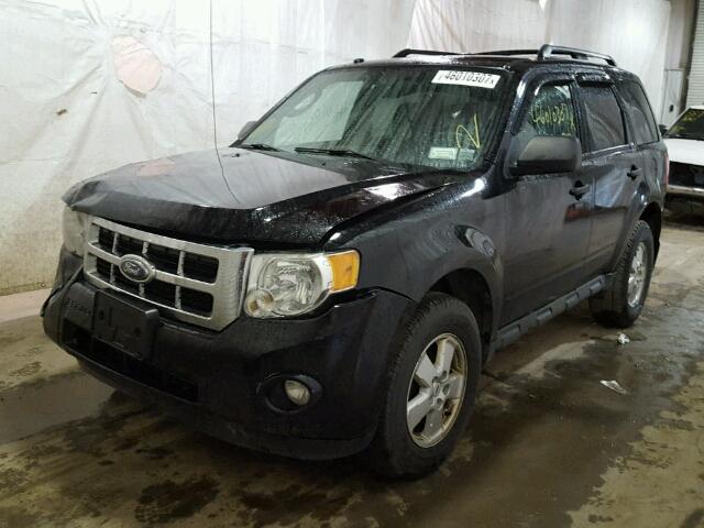 1FMCU9D75AKA35583 - 2010 FORD ESCAPE XLT BLACK photo 2