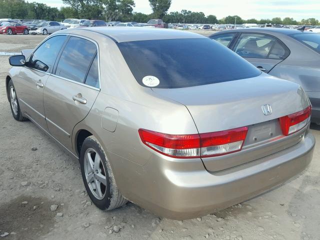 1HGCM56603A135179 - 2003 HONDA ACCORD EX GOLD photo 3