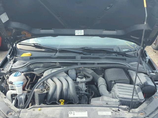 3VW2K7AJ7DM317549 - 2013 VOLKSWAGEN JETTA BASE GRAY photo 7