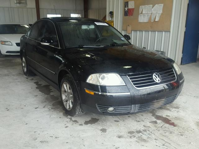 WVWPD63B54P159645 - 2004 VOLKSWAGEN PASSAT GLS BLACK photo 1