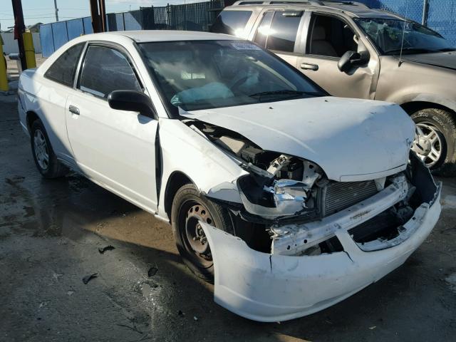 1HGEM22501L039896 - 2001 HONDA CIVIC LX WHITE photo 1