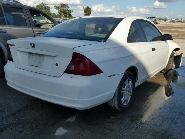 1HGEM22501L039896 - 2001 HONDA CIVIC LX WHITE photo 4