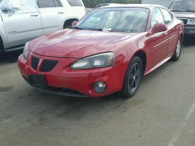 2G2WP552571107996 - 2007 PONTIAC GRAND PRIX RED photo 2