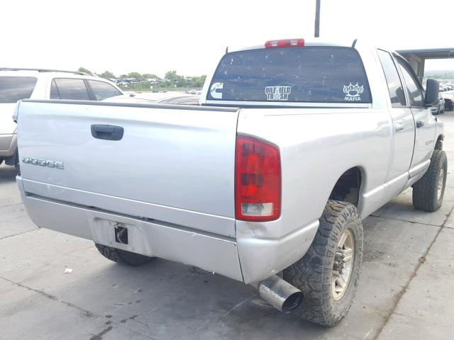 3D7KA28623G804364 - 2003 DODGE RAM 2500 S SILVER photo 4