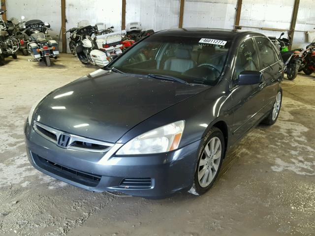 1HGCM66586A049488 - 2006 HONDA ACCORD EX GRAY photo 2