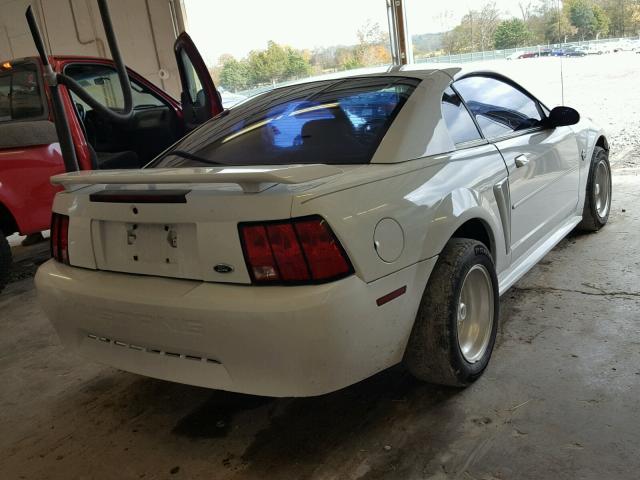 1FAFP40684F172528 - 2004 FORD MUSTANG WHITE photo 4