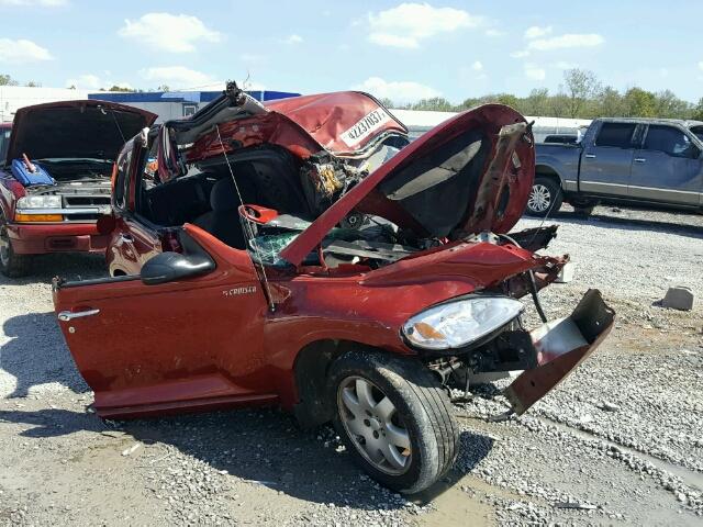 3C4FY58B33T598016 - 2003 CHRYSLER PT CRUISER RED photo 1